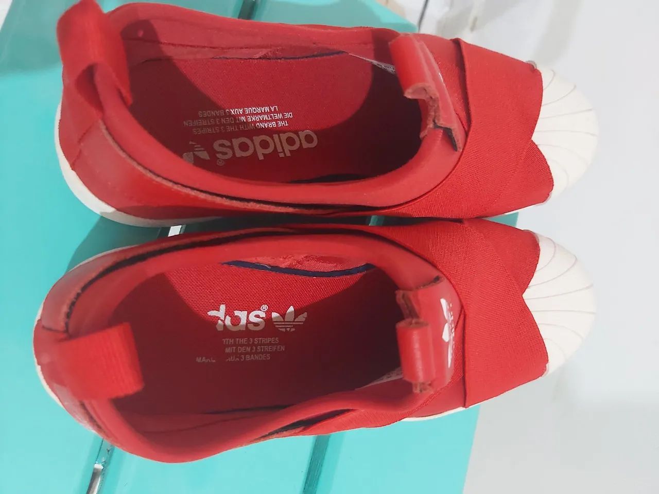 Tênis adidas Slip vermelho  - Foto 5