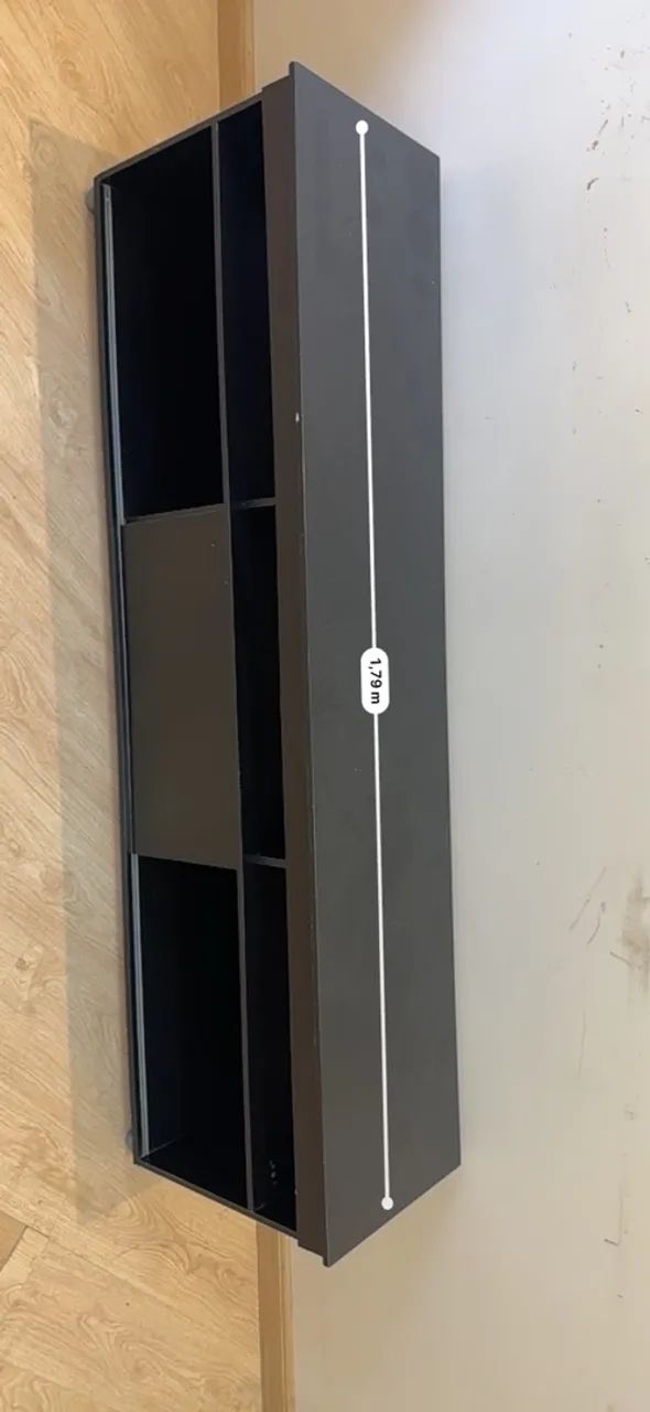 Rack para TV preto 1,79m