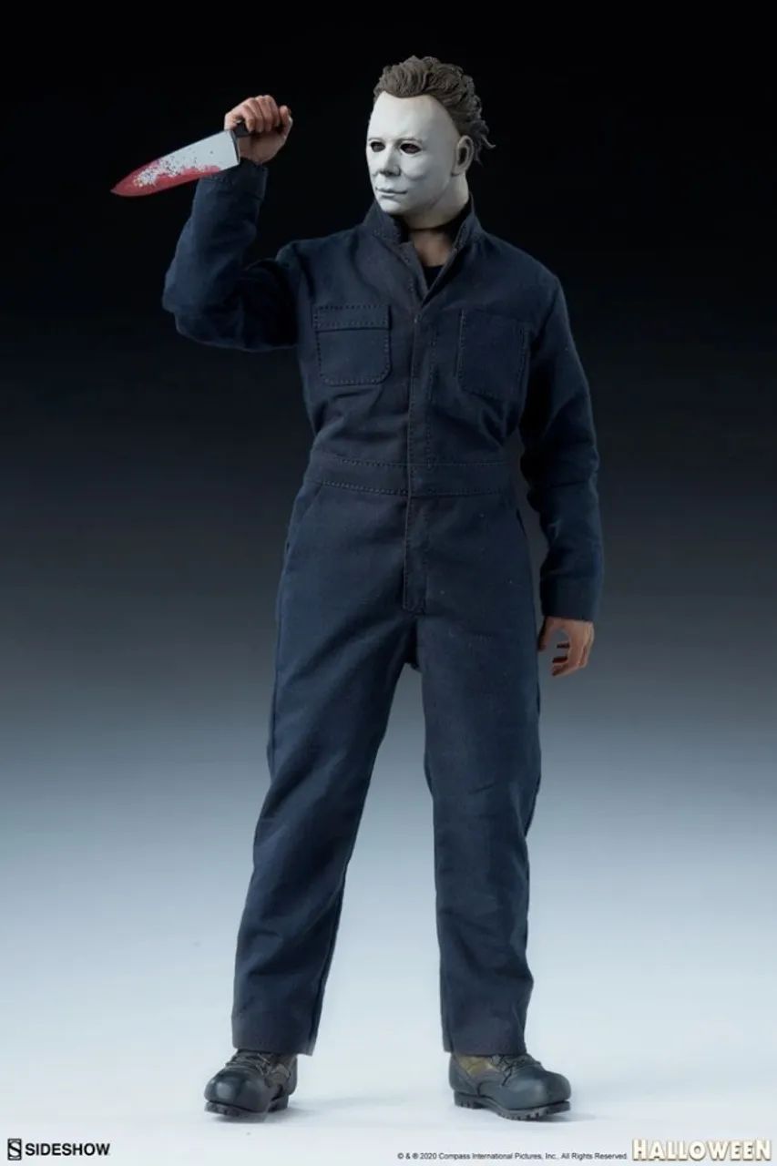 Michael Myers (Deluxe) 1/6 - Halloween (1978) - 1/6 boneco  - Sideshow - Foto 4