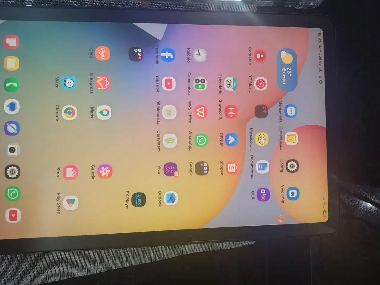 Tablet S6 Lite 4G, chip, 64 de memória com SPen e caixa - Foto 5