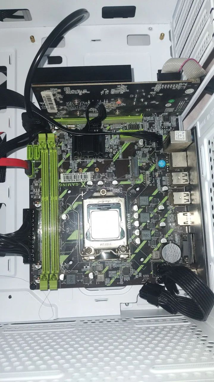 Placa mãe H61 + I5 3470