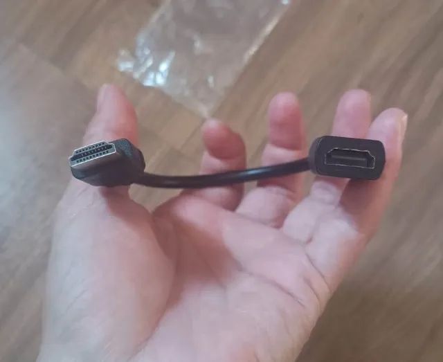 Cabo Extensor Hdmi Macho para Hdmi Fêmea 20cm - Foto 3