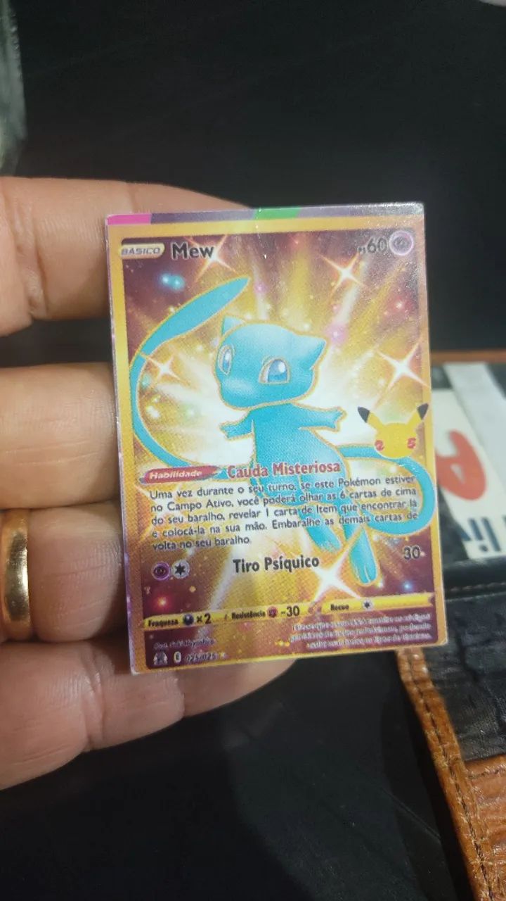  carta rara de Pokémon 