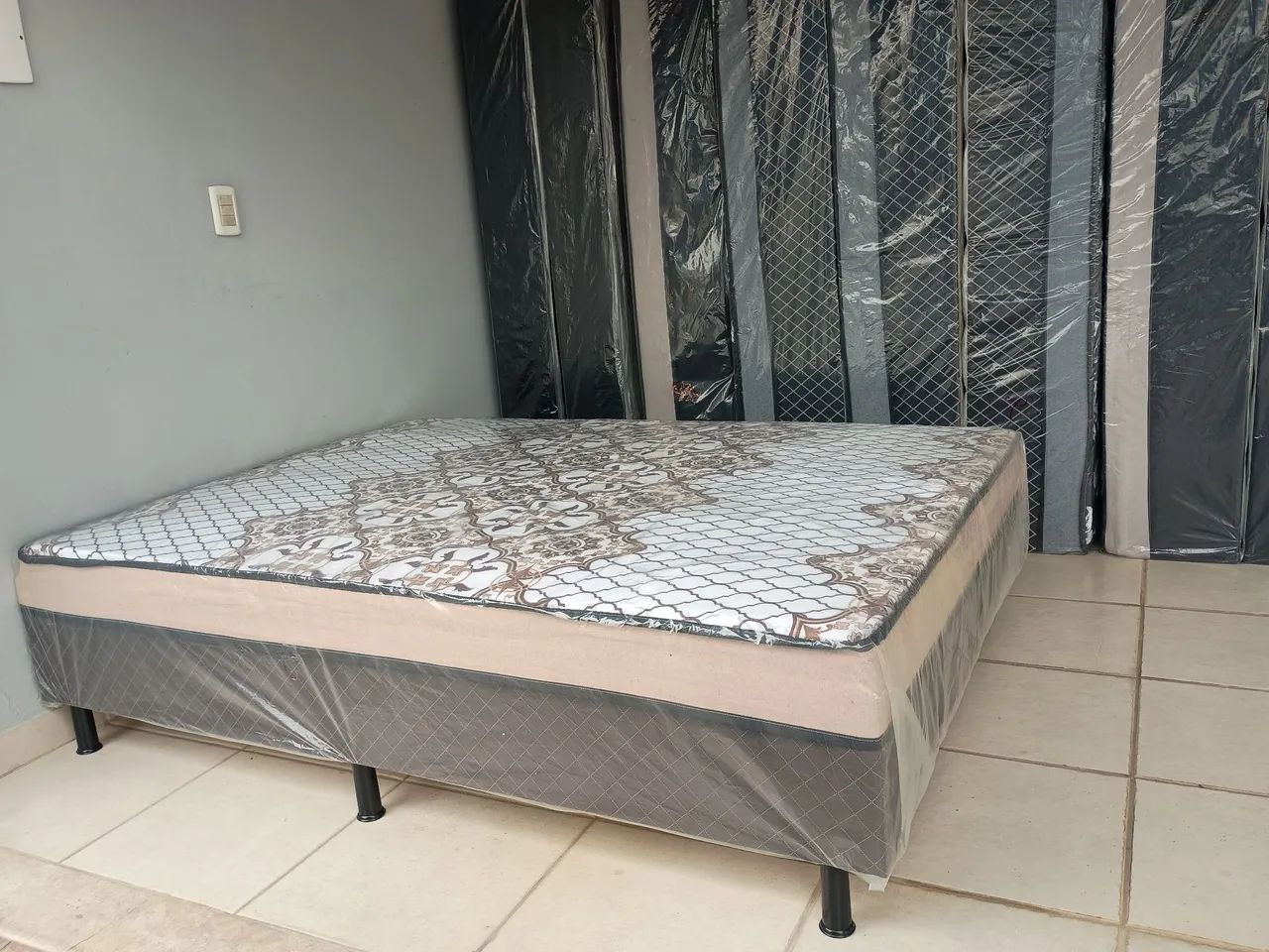 Camas Box apartir 399 Novas a pronta entrega - Foto 4