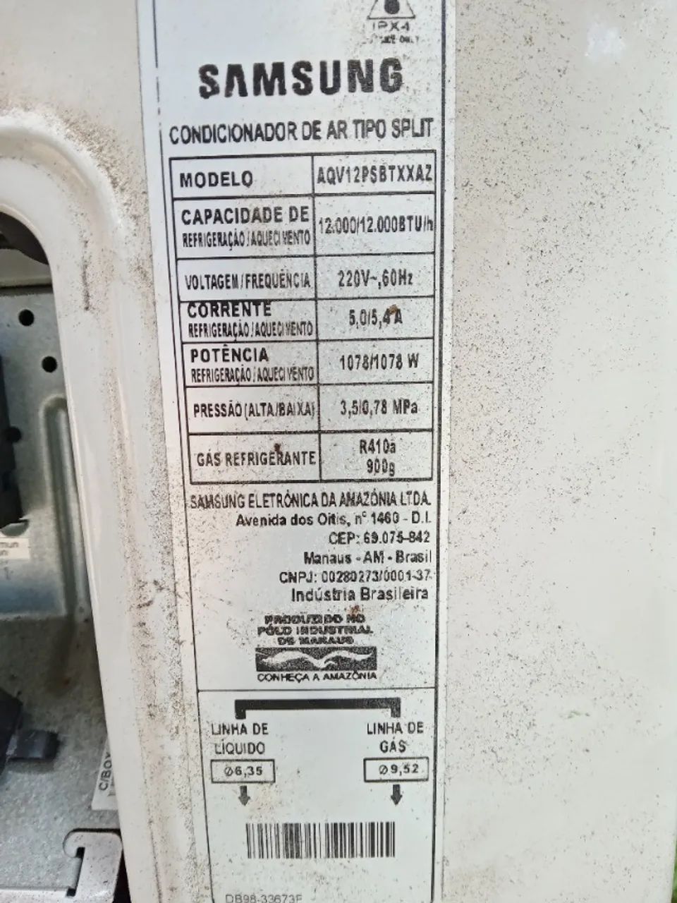 sucata ac inverter samsung