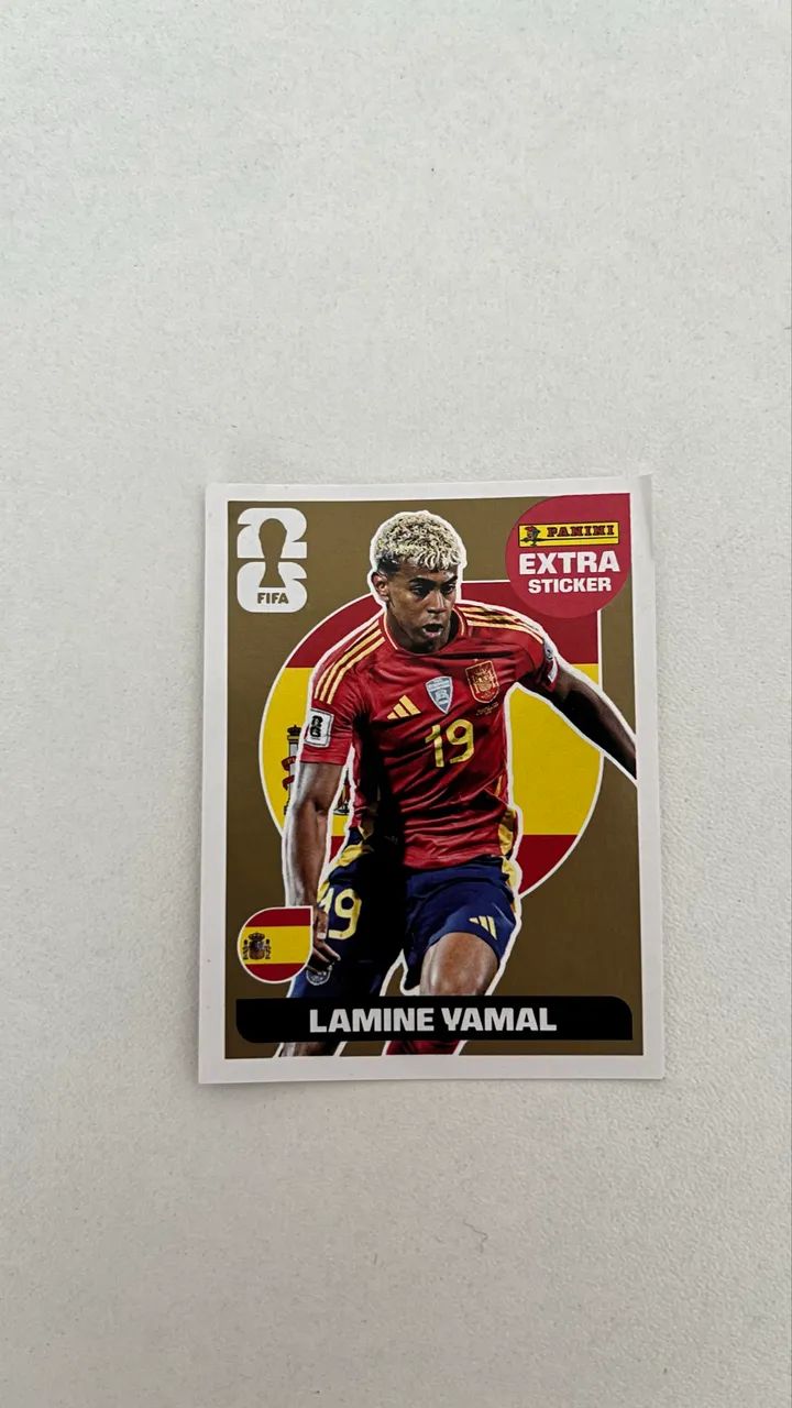 Venda de Figurinha Dourada do Lamine Yamal