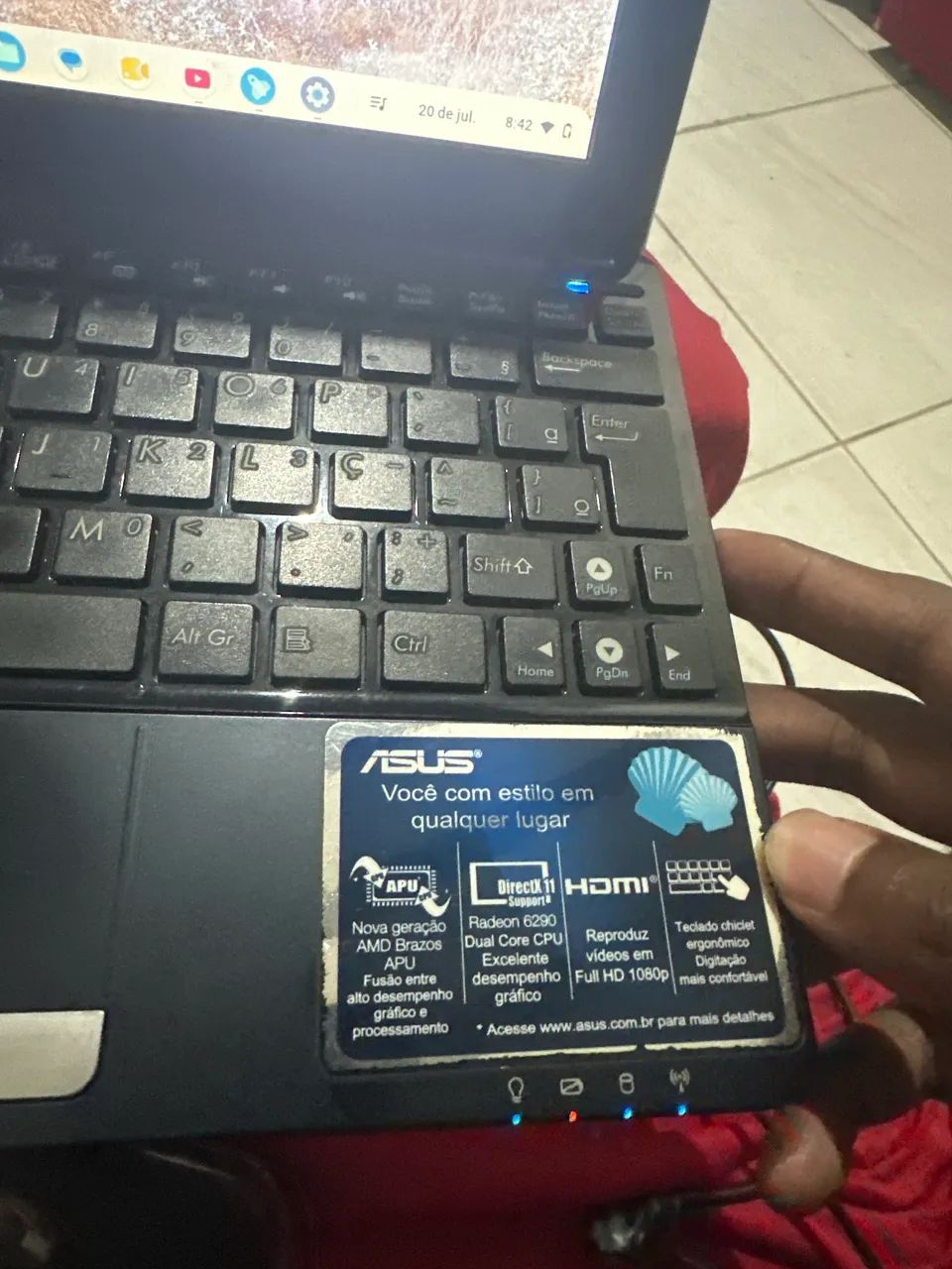 Netbook Asus 300GB HD  - Foto 3