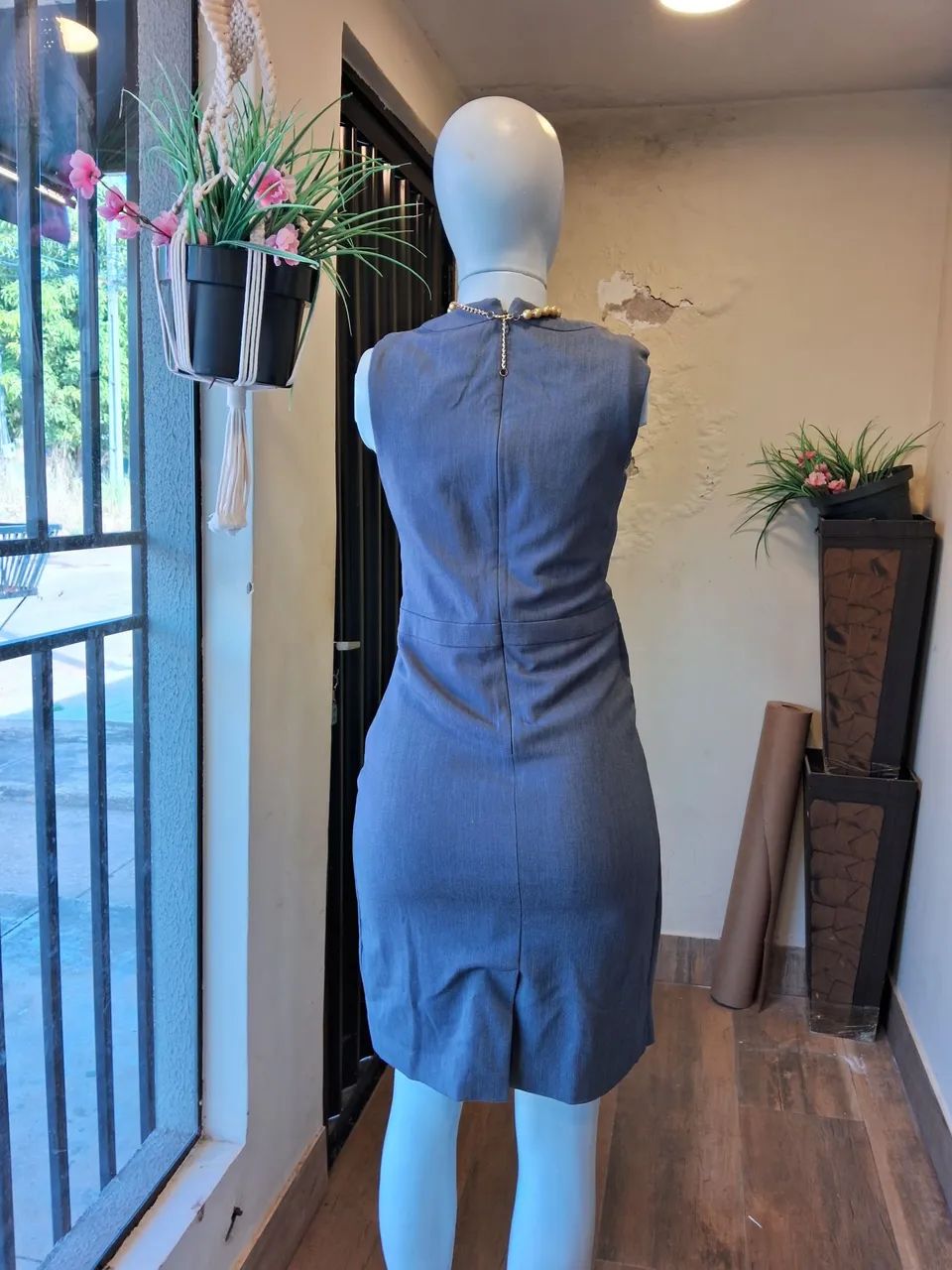 Vestido Cinza - Elegante - Foto 2