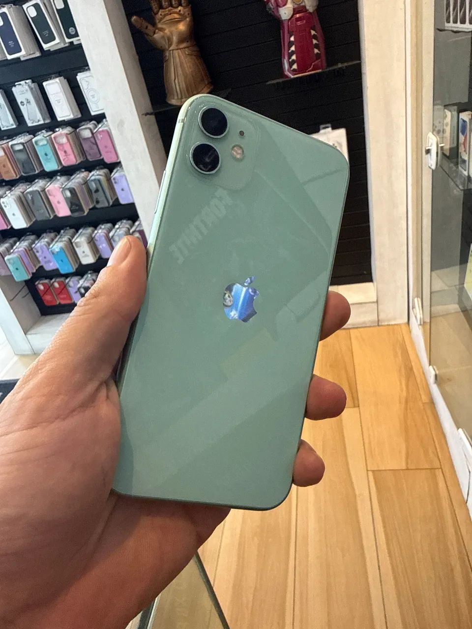 Iphone 11 128 - Verde Bateria 70% com garantia 