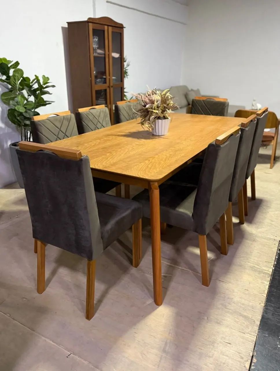 Mesa de jantar Jade com 8 cadeiras  - Foto 2