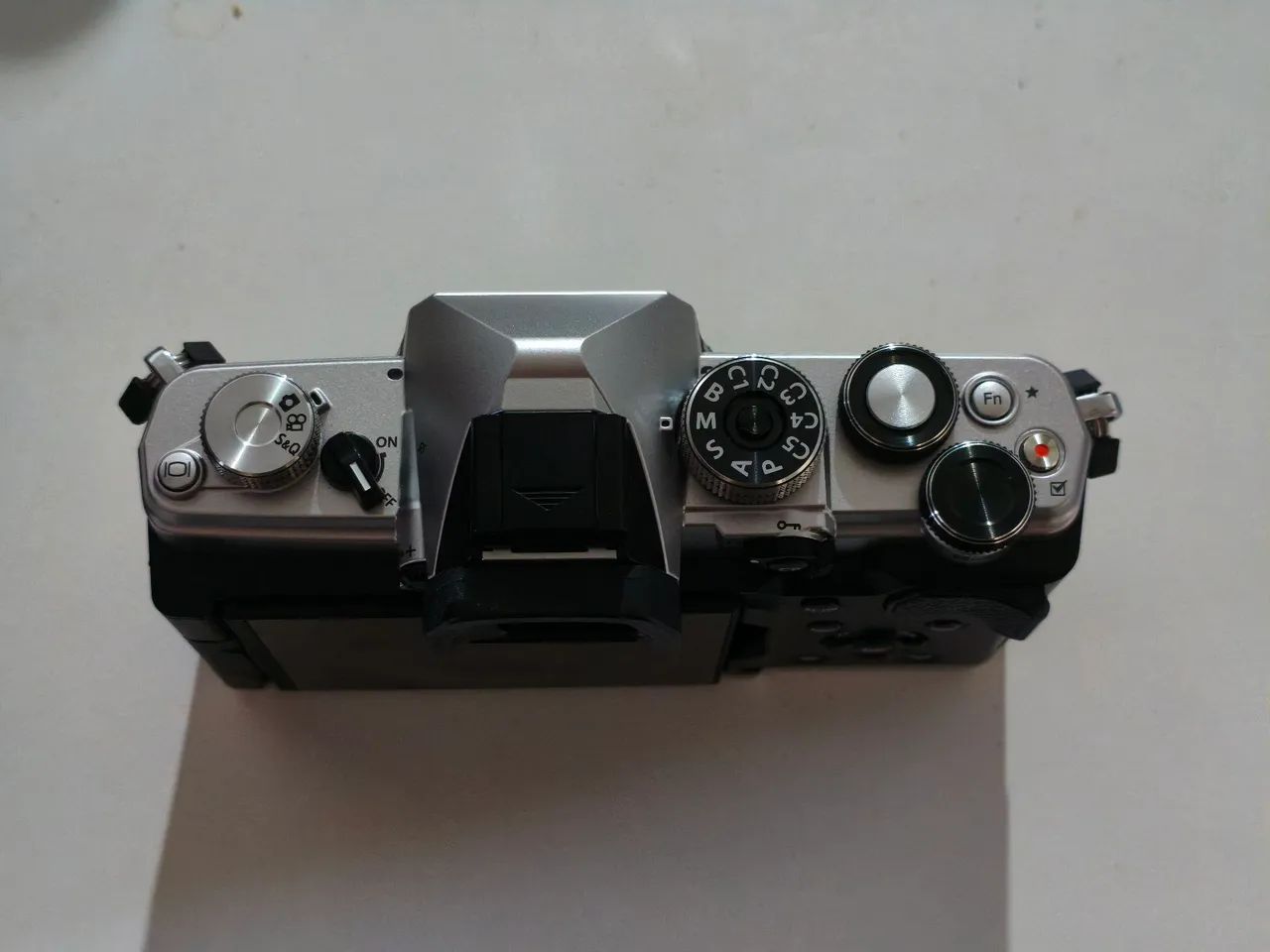 Câmera OM System OM-3 prata  - Foto 3