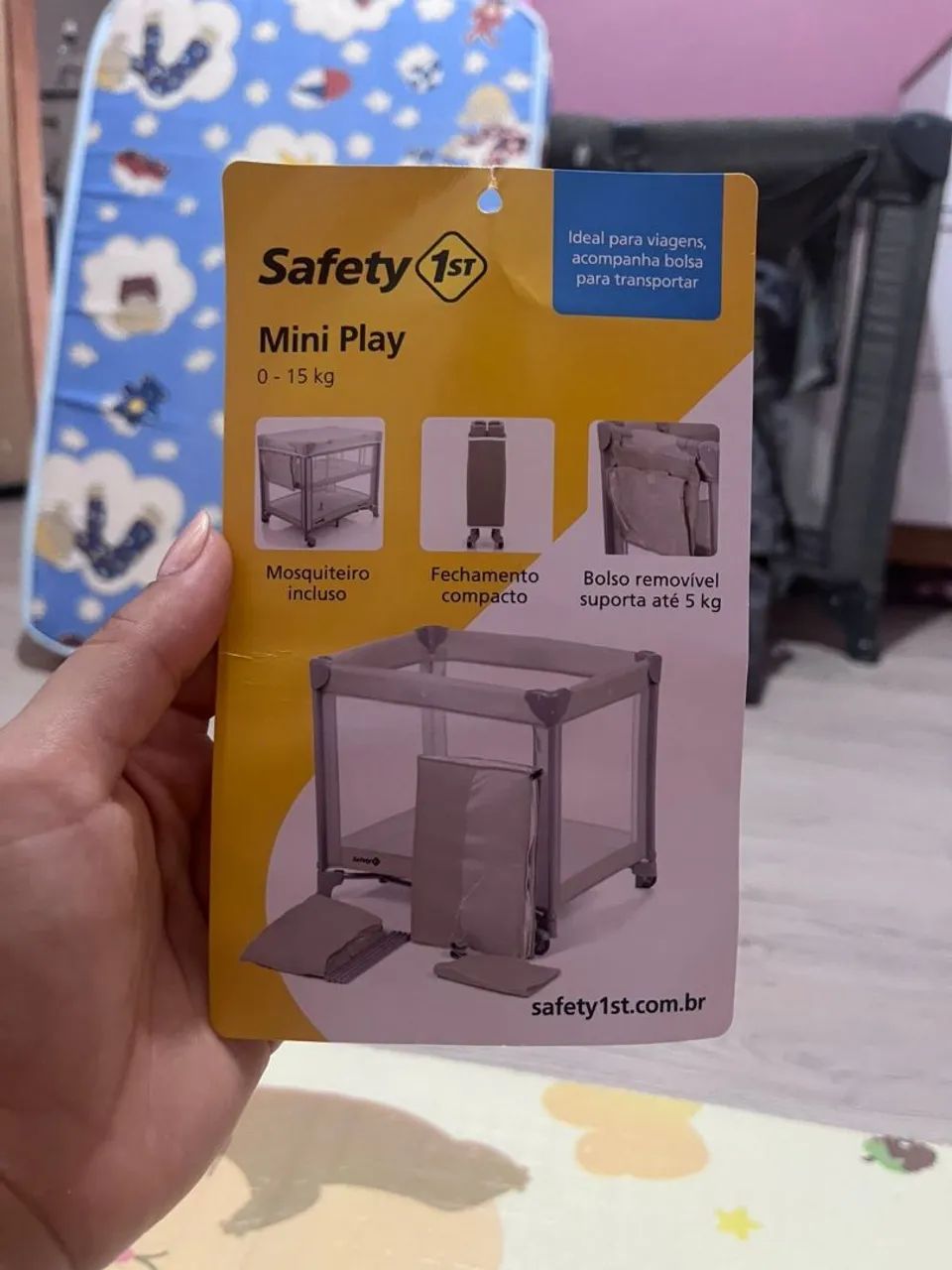 Berço Mini Play Safety 1st - Foto 4