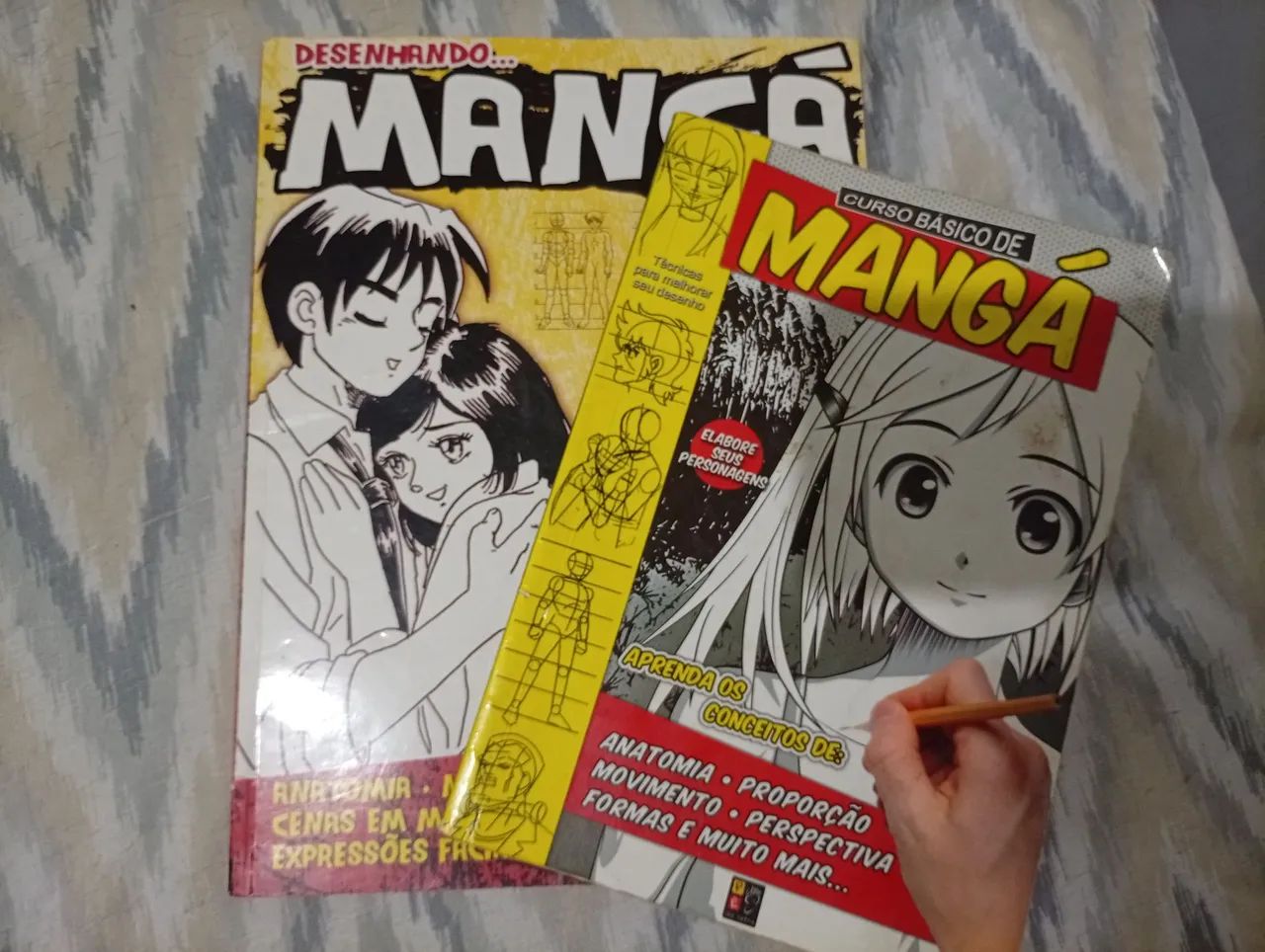 (Dois livros) - Como desenhar mangá 