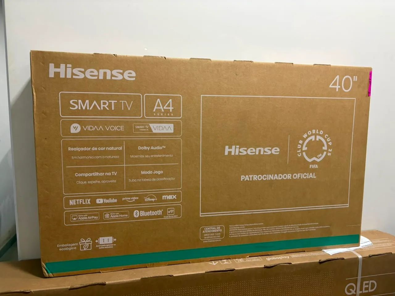 [NOVO] Smart TV Hisense 40 Polegadas lacrada na caixa 
