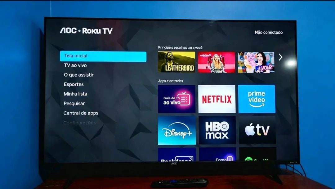 Vendo tv de 43 polegadas 2 meses de uso, aceito propostas!  - Foto 2