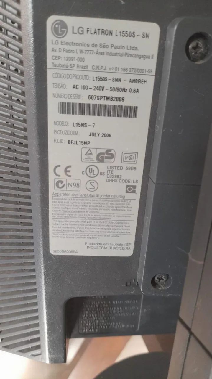 Monitor LG LCD 15 polegadas - Foto 3
