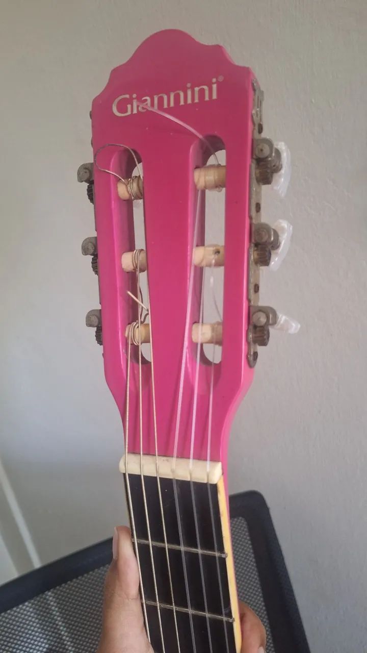 Violão Giannini Rosa + Capa - Foto 3