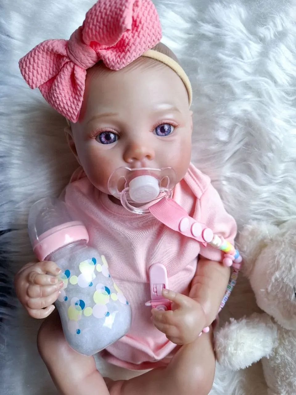 Boneca Bebê Reborn Realista