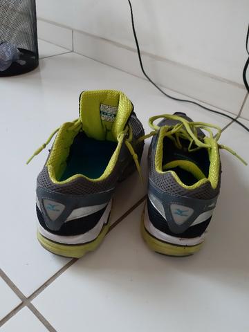 Tênis mizuno, usado, excelente preço - Foto 4