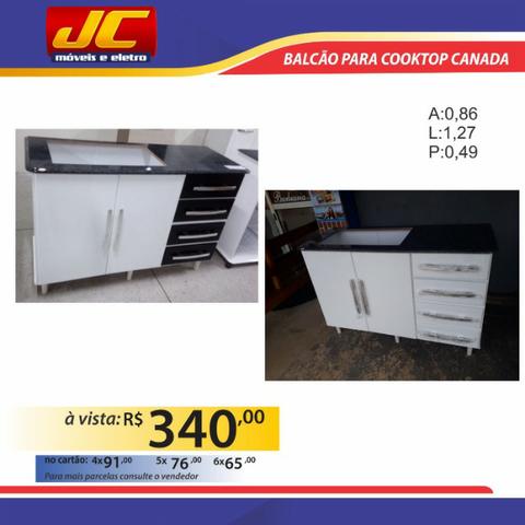Balcão para cooktop canada promoção
