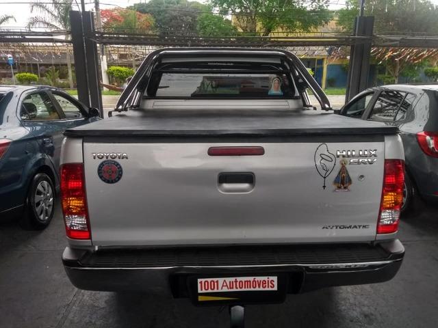 Toyota hilux cd srv 3.0 4x4 automática 2010 prata - Foto 5