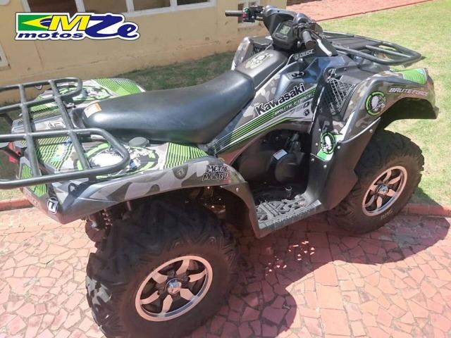 Kawasaki Brute Force 750 2012 Prata com 300 horas - Foto 12