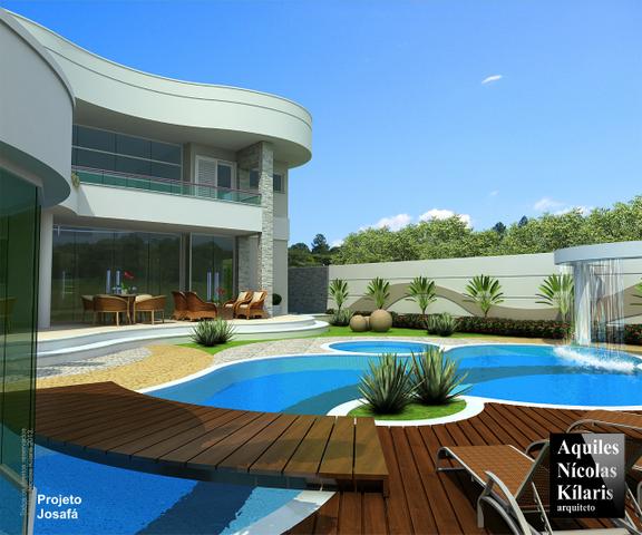 Mansão de Luxo - Projeto Aquiles Kilaris - Foto 20