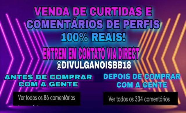VENDA DE SEGUIDORES/CURTIDAS/COMENTÁRIOS