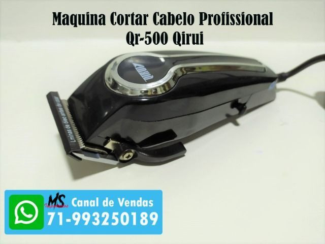 Maquina Cortar Cabelo Profissional 110v Qr-500 Qirui - Foto 2