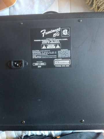 Fender frontman 15g