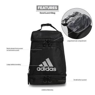 Adidas bolsa lancheira marmita térmica