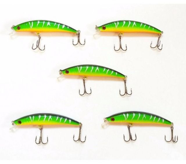 Isca Artificial de Pesca Minnow Green 7070 (9 cm) & (9 g)