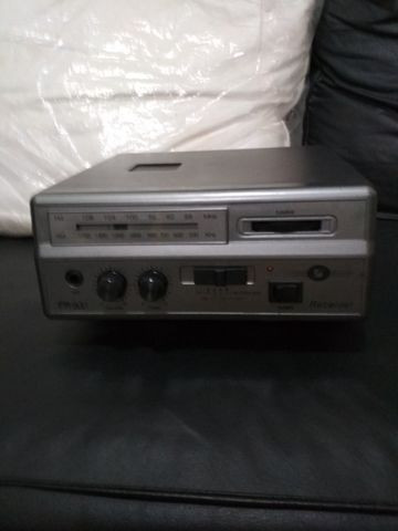 Receiver (Amplificador e Rádio) de 80 W Rms ou 8.000 Pmpo com duas caixas de som CSR - Foto 2