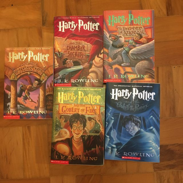 Box 5 livros pocket harry potter em ingles