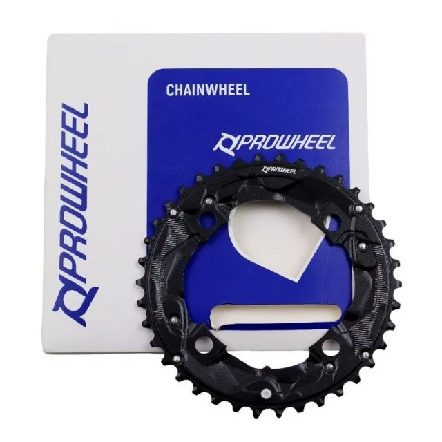 Coroa Dupla MTB Prowheel 38 dentes 2x10 BCD 104mm em Alumínio Serve para Shimano 8269