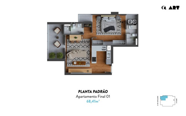 Art apartamento para venda possui 144m² com 3 suítes e 2 vagas na garagem  em Nazaré - Bel - Foto 9