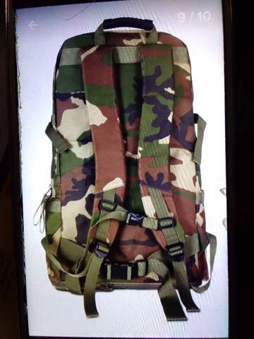 Mochila camuflada 75l  