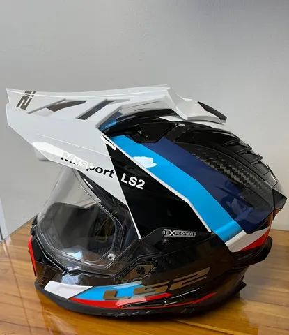 LS2 MX701 explorer frontier em fibra carbono, tamanho M 58 - Foto 4