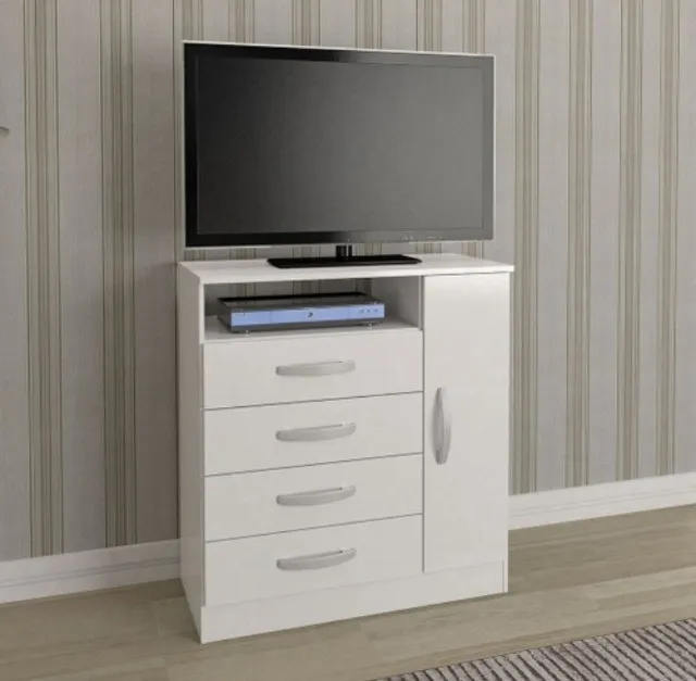Cômoda Delta 4 Gavetas 1 Porta - Novo - Fazemos Entrega