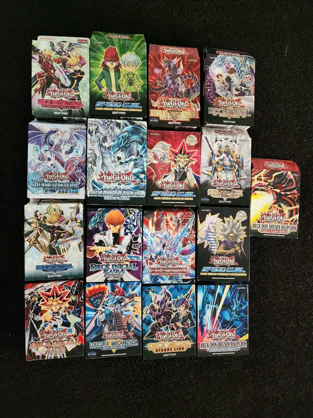 YuGiOh Decks Iniciais de Speed Duel Predadores Definitivos - Solo Sagrado  Cards