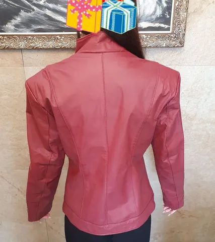 Jaqueta Cris Couro Legitimo - Foto 3