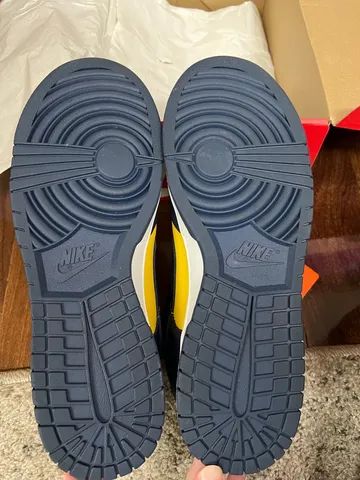 Tênis Nike Dunk Low Michigan caixa original tamanho 43 estado 9.9 - Foto 3