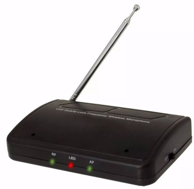 Kit Microfone Vhf Sem Fio Auricular Cabeça Headset Lapela - Foto 6