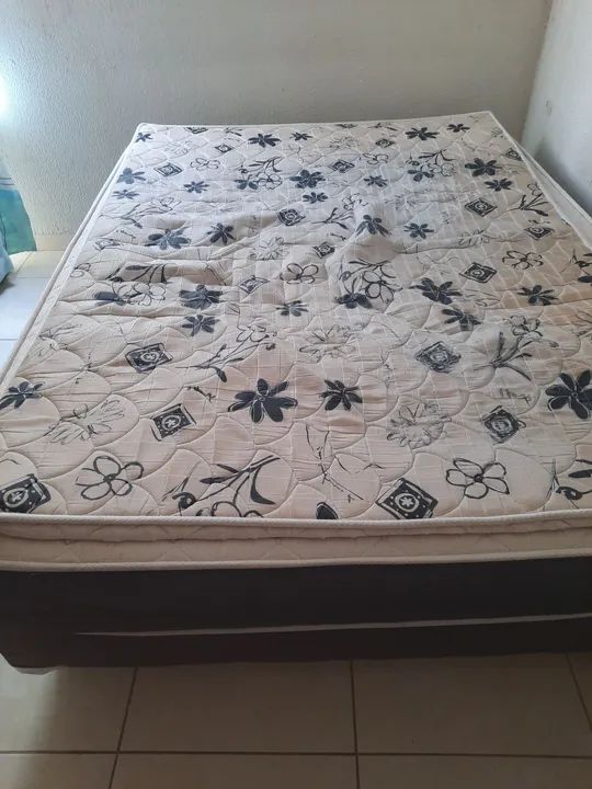 Colchão Casal com Estampa Floral - Foto 3