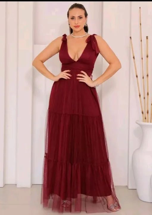 Vestido Marsala