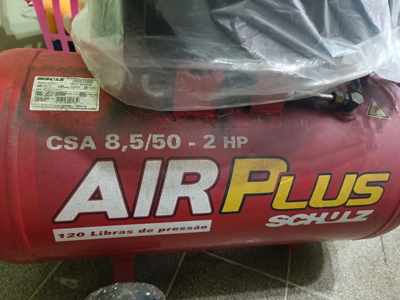 Compressor shultz 8,5 -2hp - Foto 4