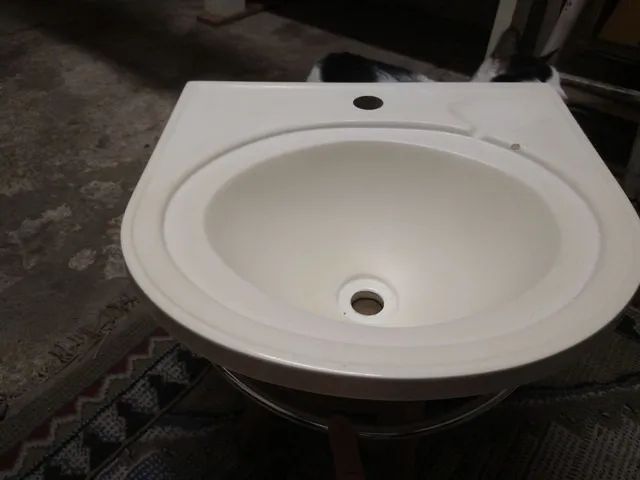 Pia lavatório lavabo com porta toalha
