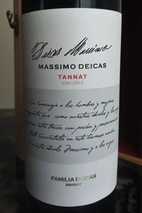 Vinho tinto Massimo Deicas Tannat cru 2018 - Foto 4