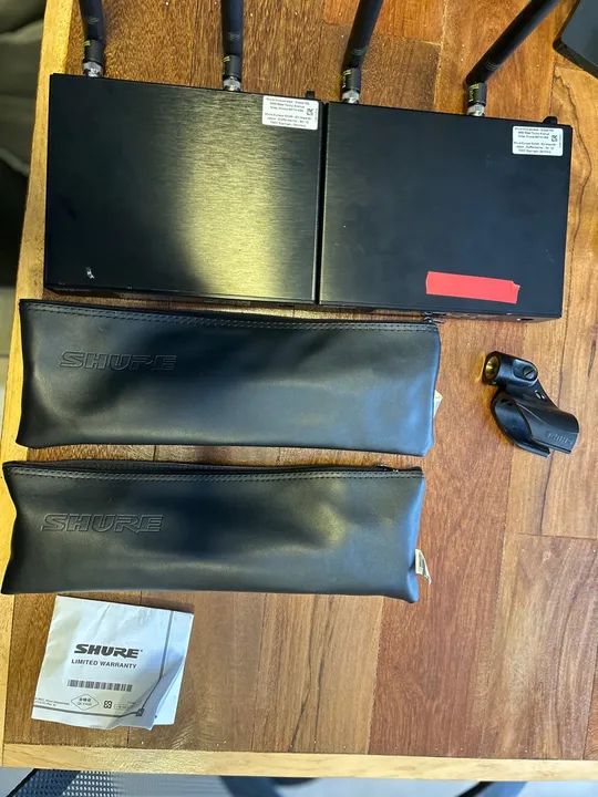 Transmissor Shure Qlxd4 e 2 microfones Beta 58a - Foto 4