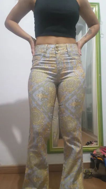 Calça tam 40 estampada - Foto 2